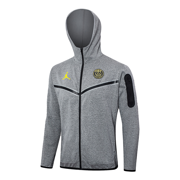 Jordan PSG Trainingsjacke Mit Kapuze Grau 2024/2025