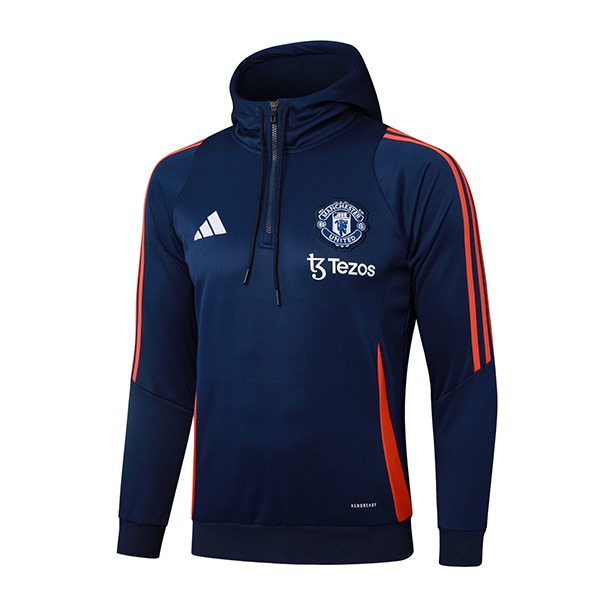 Manchester United Training Sweatshirt Mit Kapuze Königsblau 2025/2026