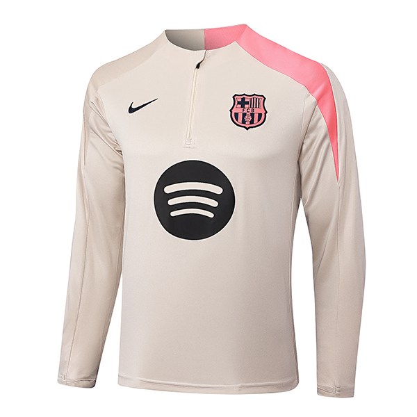 FC Barcelona Training Sweatshirt Beige/Rosa 2025/2026